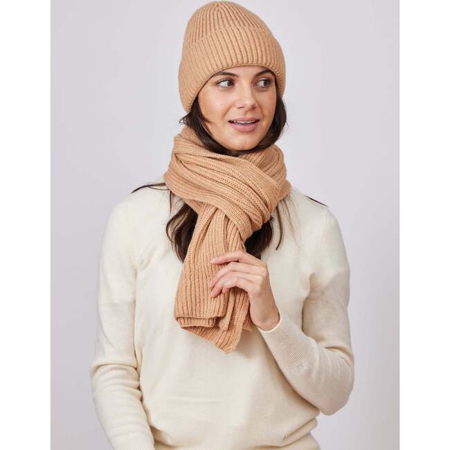 Match Rib Beanie, Camel - Hats - 3