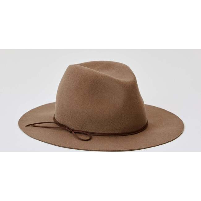 Amelia Fedora Hat, Taupe