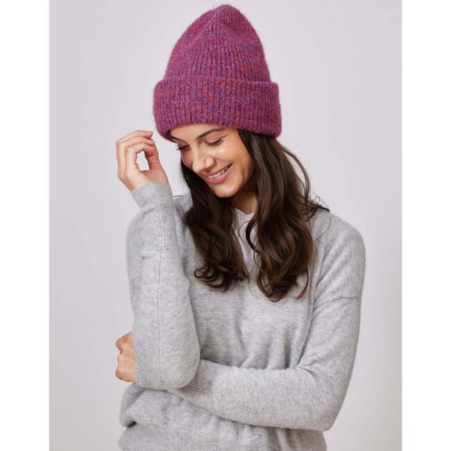 Eco Cuff Beanie, Raspberry