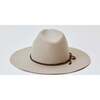 Ruby Brimmed Hat, Beige With Trim - Hats - 6