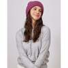 Eco Cuff Beanie, Raspberry - Hats - 4