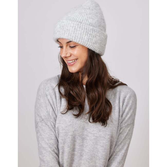 Eco Cuff Beanie, Light Grey - Hats - 4