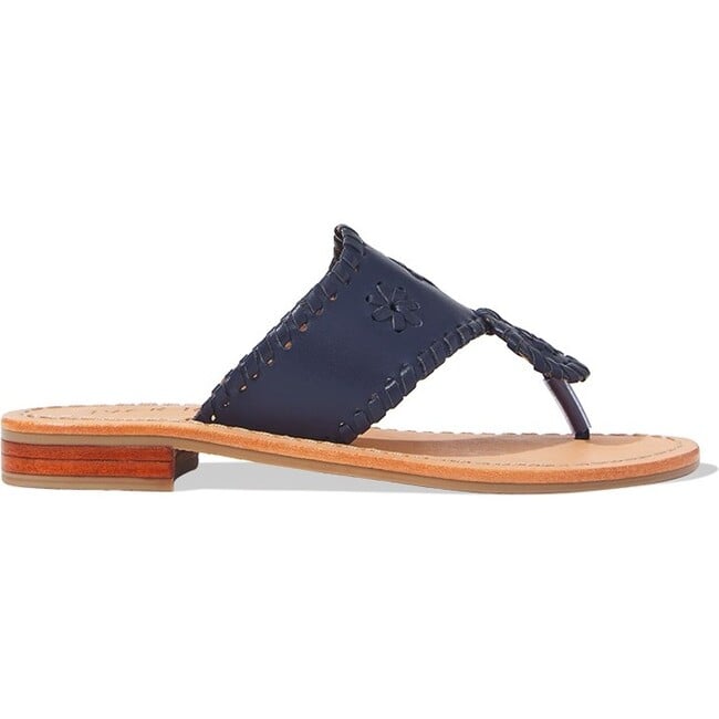 Girls Jacks Flat Sandal, Midnight - Sandals - 2