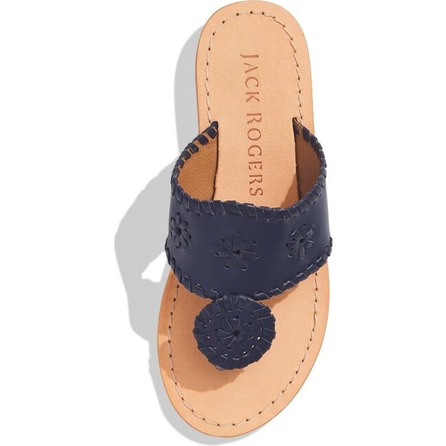 Girls Jacks Flat Sandal, Midnight - Sandals - 3