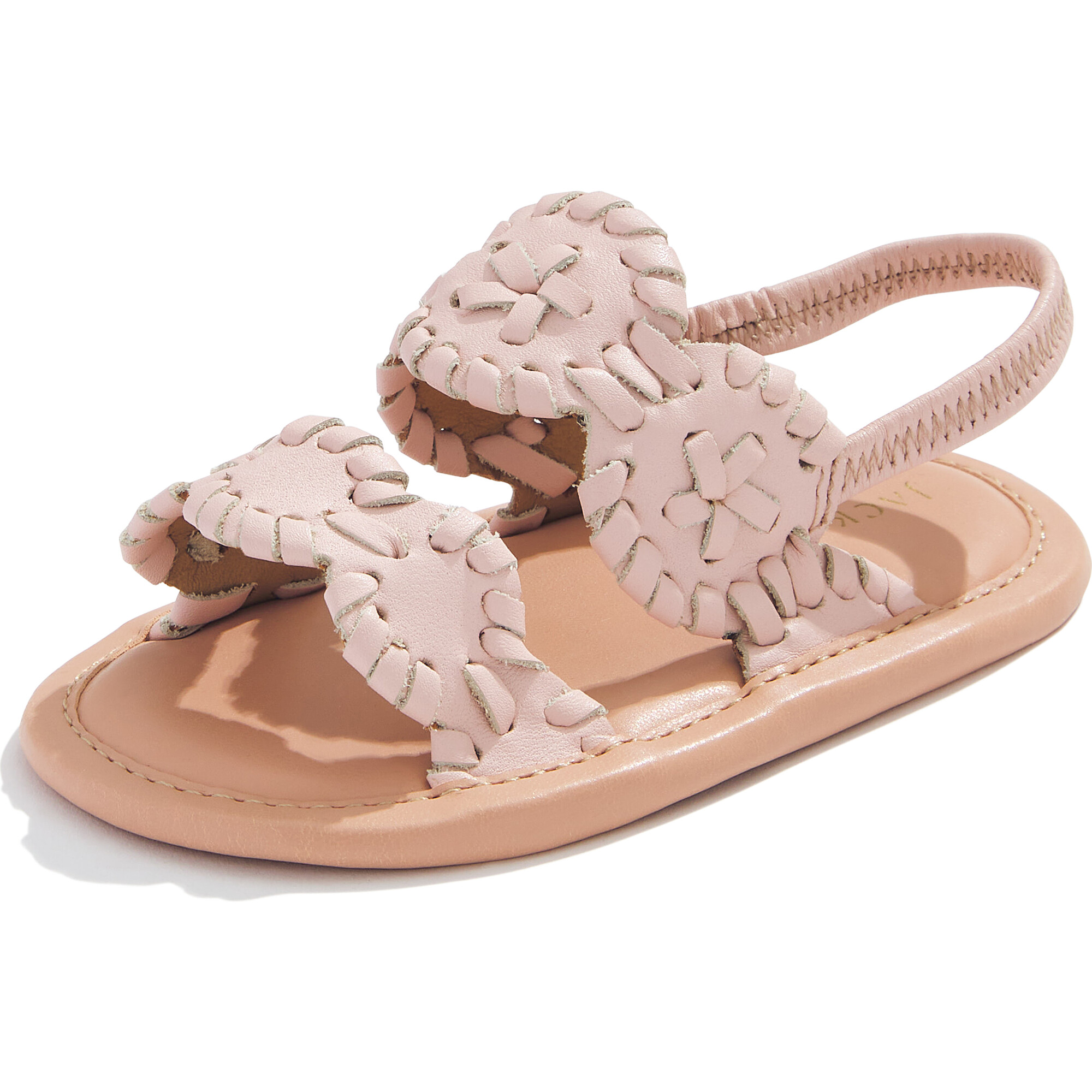 Baby Lauren Flat Sandal, Blush - Sandals - 1