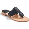 Women's Jacks Flat Sandal, Black - Sandals - 1 - thumbnail