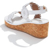 Girls Lauren High Wedge, White - Sandals - 2