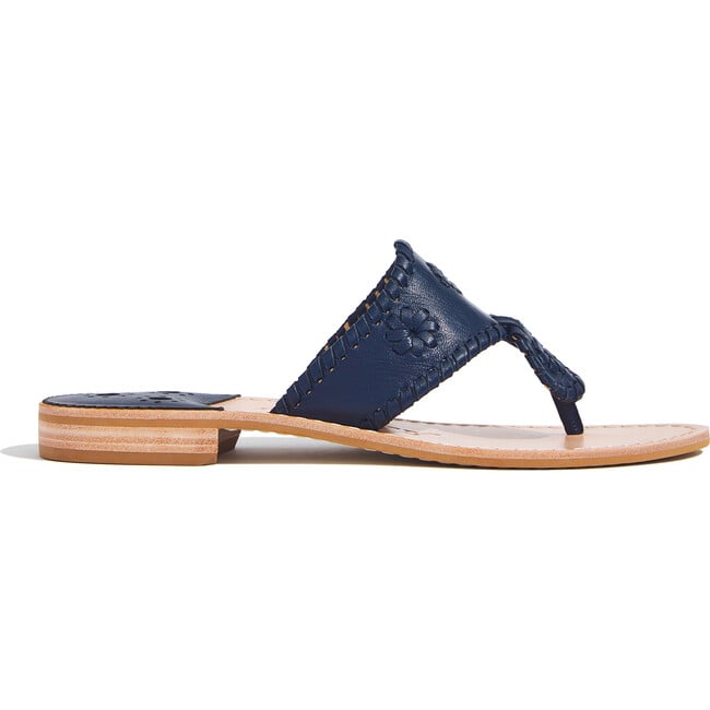 Women's Jacks Flat Sandal, Midnight Navy - Sandals - 3