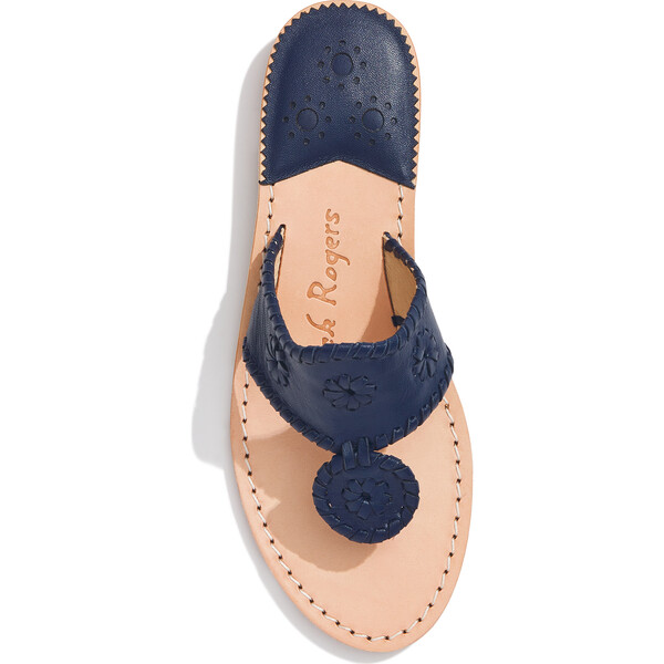 Women's Jacks Flat Sandal, Midnight Navy - Jack Rogers Shoes