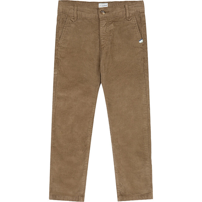 Regular Fit Corduroy Trousers, Taupe