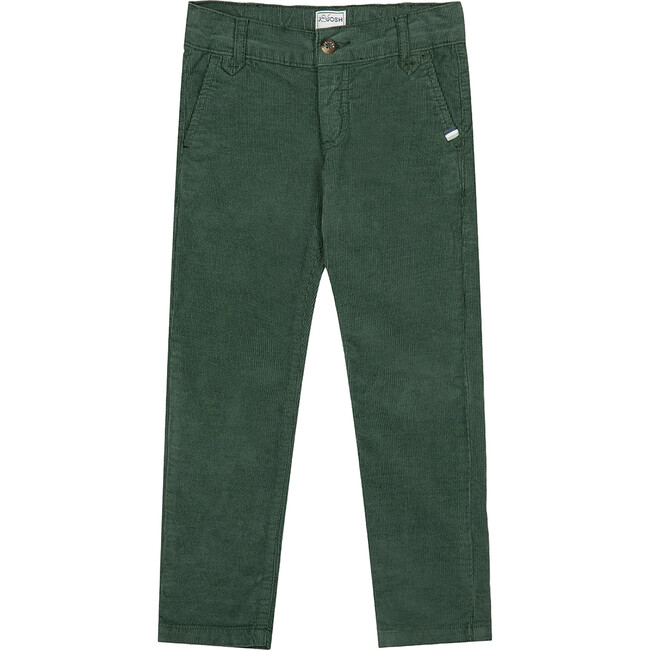 Regular Fit Corduroy Trousers, Forest Green