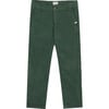 Regular Fit Corduroy Trousers, Forest Green - Pants - 1 - thumbnail