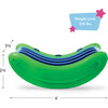 Rock With It!™ Giant 6-Foot Inflatable Curved Rocker - Activity Gyms - 3