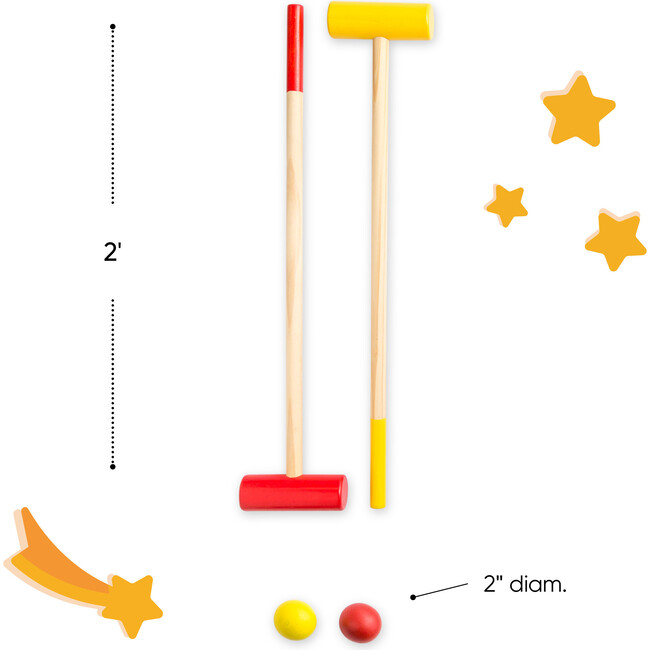 Unicorn Croquet Set - Outdoor Games - 3