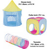 Pop-Up Rainbow Play Tents and Tunnels, Set of 4 - Activity Gyms - 4