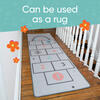 Retro Hopscotch and Marble 2-in-1 Rug - Outdoor Games - 5