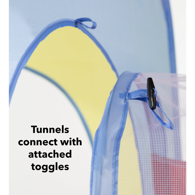 Pop-Up Rainbow Play Tents and Tunnels, Set of 4 - Activity Gyms - 5