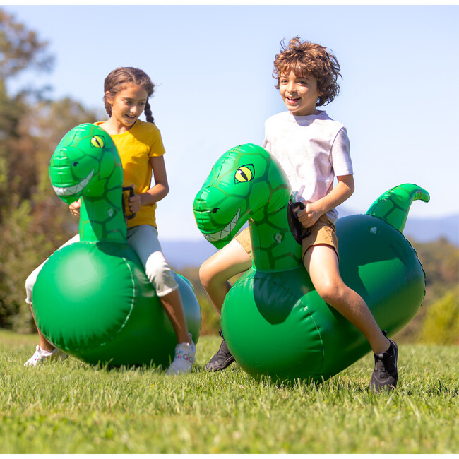 Inflatable Ride-On Hop 'n Go Dinosaurs - Set of 2