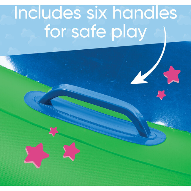 Rock With It!™ Giant 6-Foot Inflatable Curved Rocker - Activity Gyms - 6