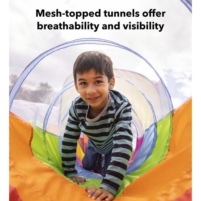 Pop-Up Rainbow Play Tents and Tunnels, Set of 4 - Activity Gyms - 6