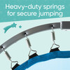 Jump2It Indoor Trampoline with Adjustable Handle - Blue - Activity Gyms - 5