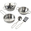 Jr. Chef's Wooden Mud Play Kitchen and Imagination Station with Metal Accessories - Water Toys - 4