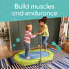 Jump2It Indoor Trampoline with Adjustable Handle - Blue - Activity Gyms - 6