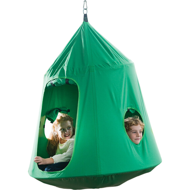 Go! HangOut HugglePod Hanging Tent with LED Lights - Green