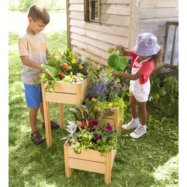 Grow With Me Triple Garden Planter - Play Tables - 2