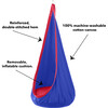 HugglePod Deluxe Canvas Hanging Chair - Blue - Activity Gyms - 4
