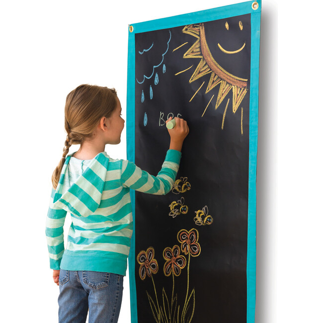 ChalkScapes Roll-Up Chalk Mat With 5 Jumbo Chalks - Activity Gyms - 1