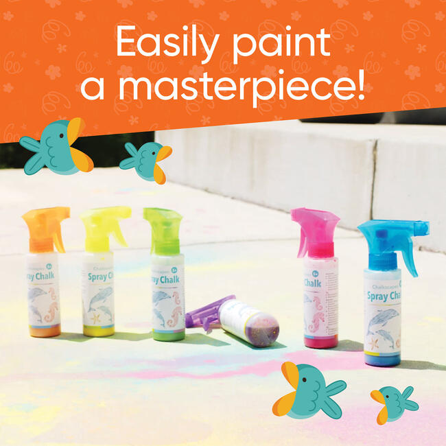 ChalkScapes Spray Chalks, Set of Six - Bubbles/Chalk - 2