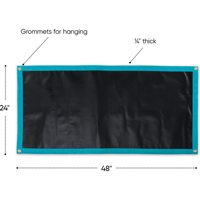 ChalkScapes Roll-Up Chalk Mat With 5 Jumbo Chalks - Activity Gyms - 3