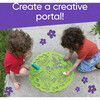 ChalkScapes Mandalas Sidewalk Stencils Chalk Art Kit - Butterfly - Bubbles/Chalk - 2