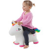 Bouncy Inflatable Animal Jump-Along - Unicorn - Outdoor Games - 1 - thumbnail
