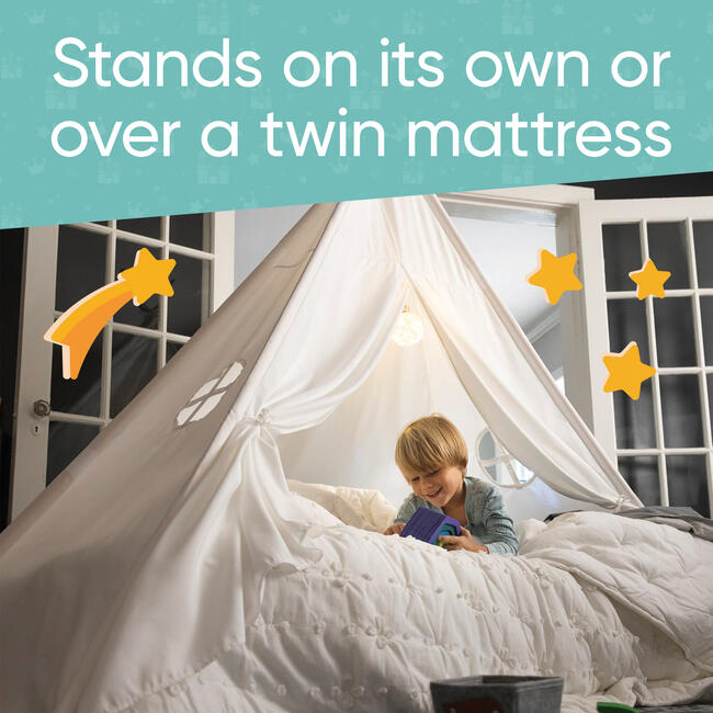 Cabin Dreams Bed Tent - Creamy White - Activity Gyms - 4