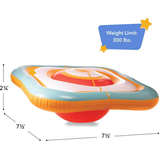Bullseye Balance Ball Inflatable Platform - Activity Gyms - 3