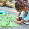 ChalkScapes Mandalas Sidewalk Stencils Chalk Art Kit - Butterfly - Bubbles/Chalk - 6