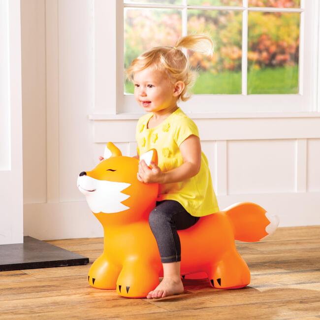 Bouncy Inflatable Animal Jump-Along - Fox - Outdoor Games - 2