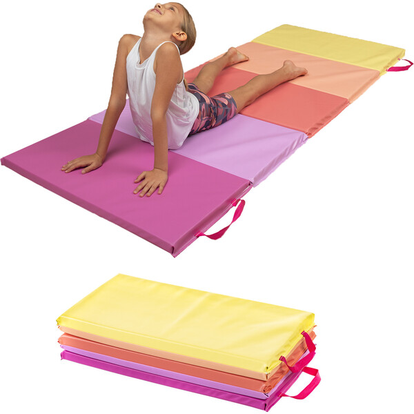 5Panel Folding Gymnastics Tumbling Mat Sun Hearthsong Backyard & Park