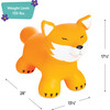 Bouncy Inflatable Animal Jump-Along - Fox - Outdoor Games - 4