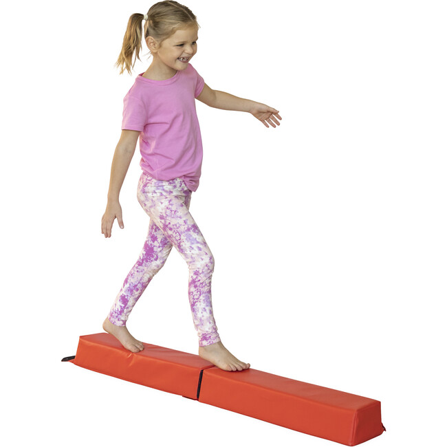 4-Foot Gymnastics Balance Beam - Red