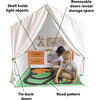 50-Inch Garage and Tool Workshop Playhouse Tent - Playhouses - 4