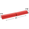 4-Foot Gymnastics Balance Beam - Red - Activity Gyms - 3