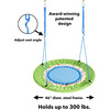 46-Inch Bright Mega FunShine Adjustable Round Bungee Swing - Activity Gyms - 3