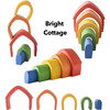 5-Piece Wooden Stackable Nesting Blocks Play Set - Bright Cottage - Blocks - 3