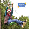 100-Foot Green Galvanized Steel Backyard Zipline Kit - Activity Gyms - 4