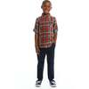Rust Plaid Two-Faced Buttondown - Button Downs - 2