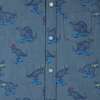 Skateboarding Dino Chambray Buttondown Set - Mixed Apparel Set - 3