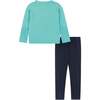 Rhinestone Sweater & Legging Set - Mixed Apparel Set - 4